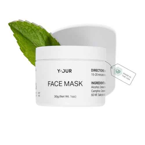 Y¡¯OUR Purifying Detox Face Mask: Blackhead, Whitehead & Pore Remover; Anti-Acne & Pimple Care; Cleansing & Exfoliating for Hydrating & Glowing Skin; With Salicylic Acid & Bentonite Clay. Made in USA