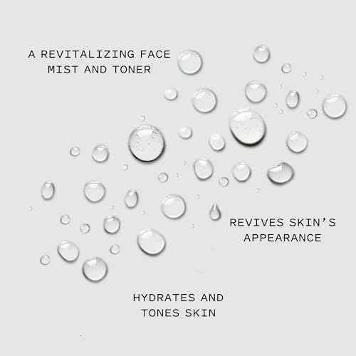 Keys Soulcare Reviving Aura Mist, Revitalizing Facial Spray Hydrates, Tones, Refreshes & Renews Skin, Vegan, Cruelty-Free, Rose Scent, 3.72 Fl Oz