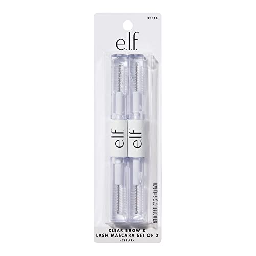 Clear Lash & Brow Mascara Gel - Dual-Sided Brush