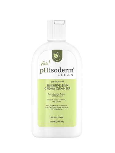 pHisoderm® Clean Sensitive Skin Cream Cleanser – 6 Fl Oz