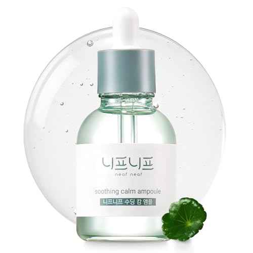 Soothing Calm Ampoule with Niacinamide, Spot Care Hyaluronic Acid, Non-Greasy, CICA Healing and Gentle Formula (30ml /1.01 oz) Radiant Serum, Korean Skincare