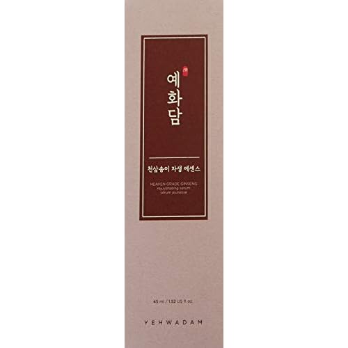 The Face Shop Yehwadam Heaven Grade Ginseng Rejuvenating Serum | Gentle & Low-Irritant Formula for Skin Firmness & Brightness | Naturally Derived for Eye Skin Brightness, 1.52 Fl Oz