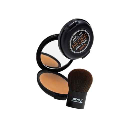 M?naji HDPV Anti-Shine Sunless Tan and Deluxe Kabuki Brush