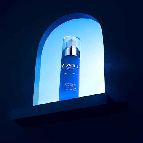 Bakuchiol Miracle Night Serum - Retinol Serum for Face - Restores Luminosity, Firms, Plumps and Hydrates Skin - Facial Moisturizer - 1 oz