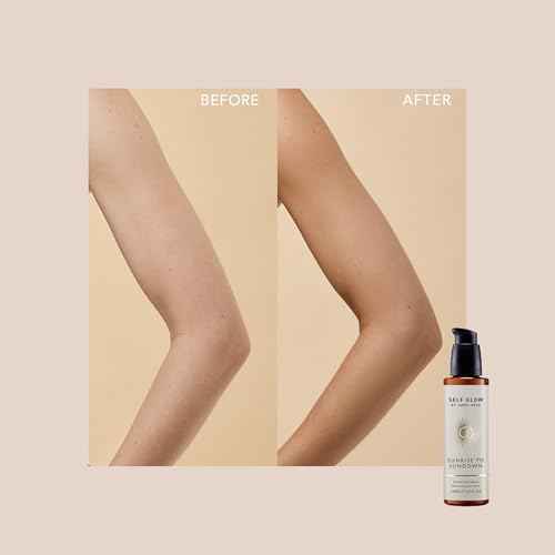 Self Glow by James Read - Sunrise to Sundown Tinted Tan Serum | Instant, Customizable Glow | Hydrate, Nourish, Soften | Non-Allergen Fragrance, Silicone + Drying Alcohol-Free (150mL | 5 fl oz)