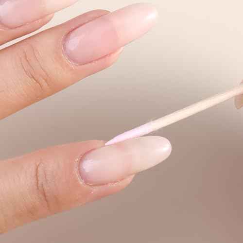 200pcs Pointed Tip Cotton Swabs, Pink Double-head Precision Microblading Cotton Swabs with Wooden Sticks Nail Polish Remover Pen Touch Up Disposable Makeup Applicators Beauty Tools