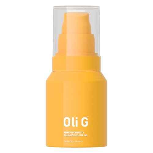 Oli G Renew Porosity Balancing Oil 2oz / 59ml | Lightweight Hair Oil for Frizz Control, Moisture Repair & Shine