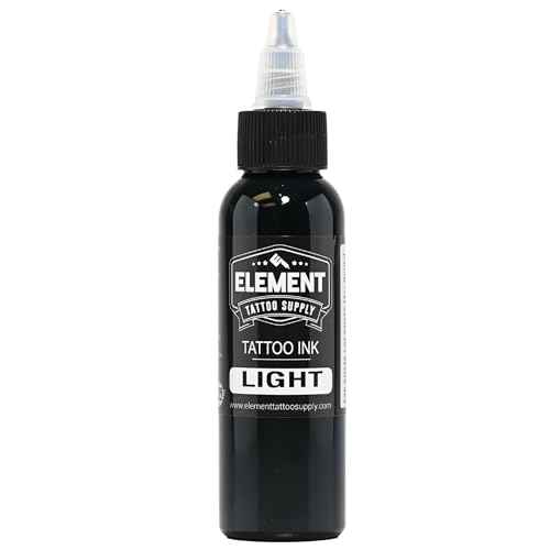 Element Tattoo Supply Greywash Tattoo Ink Set for Professional Tattooing Supplies ? Light, Medium & Dark Solid Shades for Outlining, Shading & Blending for Artists ? 2 oz Bottle (3 Pack)