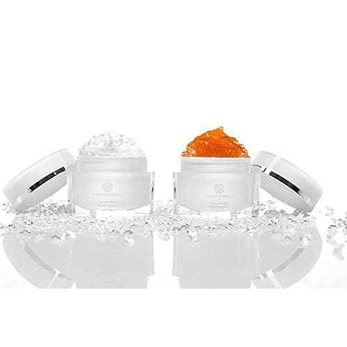 Forever Flawless Facial Peeling Gel and Moisturizing Cream. Two-Step Face Treatment. SPA Exfoliation at Home and Optimal Hydration for a Flawless Look