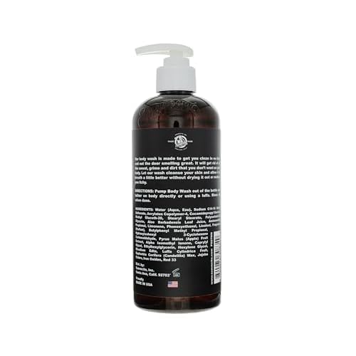 Suavecito Men's Body Wash 16 oz. Exfoliating Deep Cleaning Showering Original Fragrance