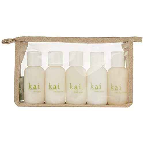 kai Bath And Shower Travel Set, TSA approved, vegan, cruelty free, made in the usa