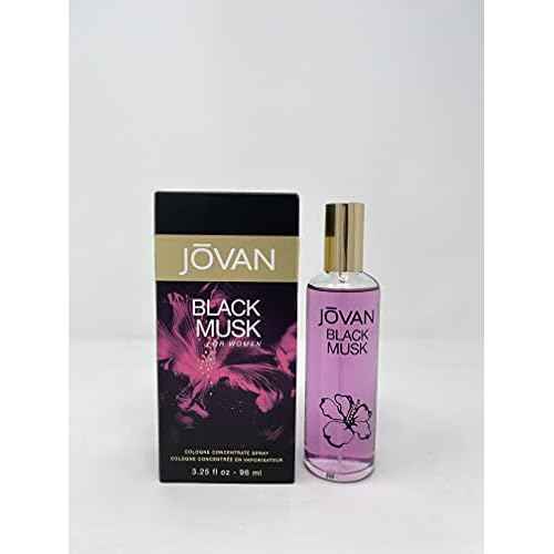 Jovan Black Must perfume 3.25 cologne concentrate spray