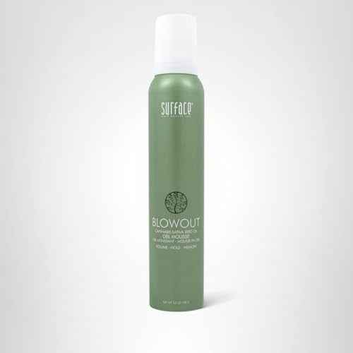 SURFACE Hair Blowout Gel Mousse– Organic Ingredients for Women and Men, Heat-Resistant with Babassu Oil for Longer Lasting Blowouts - 5.5 fl oz