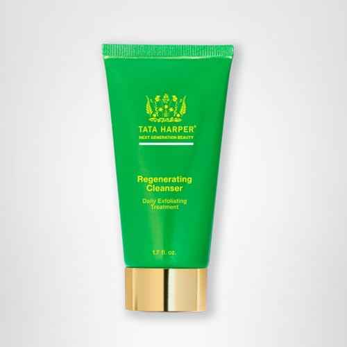 Tata Harper Regenerating Cleanser, Daily Exfoliating Cleanser, Daily Face Wash, Natural Skincare, 50ml, 1.7 Fl Oz