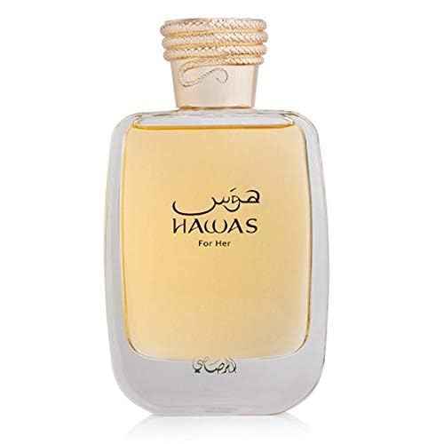 RASASI Hawas For Her - Eau de Parfum 100ML (3.4 OZ) - Premium Arabian Perfume For Women, A Signature Women Perfume Long-Lasting Fragrance For All Day Freshness, Ideal Gift For Women for any Occasion