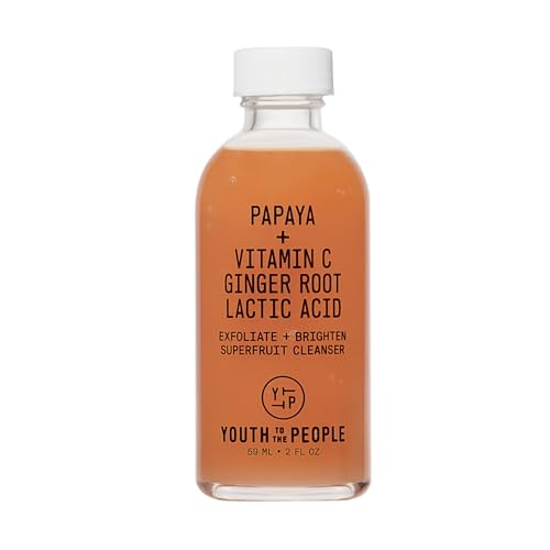 Youth To The People Superfruit Facial Cleanser - Papaya + Vitamin C Gentle Exfoliating Face Wash, Cellular Skin Renewal with AHA + BHA, Evens Skin Tone & Texture for Soft + Radiant Skin, Sulfate-free