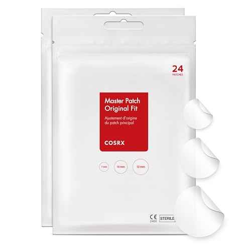 COSRX Acne Pimple Patch Absorbing Hydrocolloid Original 3 Size Patches for Blemishes and Zits Cover, Spot Stickers for Face and Body, Stocking Stuffers, Holiday Gifts, Gifts For Women