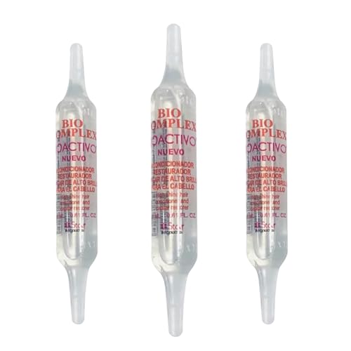 Bioactivo High Shine Hair Conditioner 3 Pack ? 0.61 oz Each, Intense Nourishment & Glossy Shine Treatment for All Hair Types