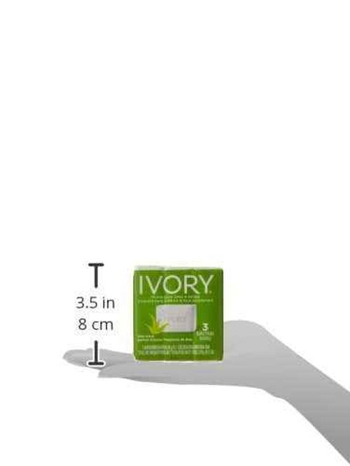 Simply Ivory Aloe Bath Bar by Ivory, 3 Count (Pack of 3)