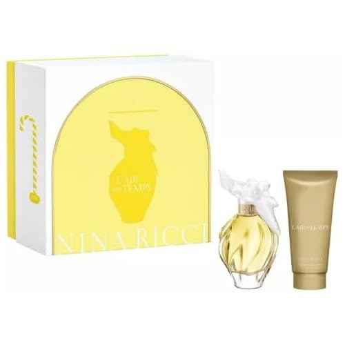 Nina Ricci L'Air Du Temps Gift Set for Women Perfume for Women, Tempt Perfume - Includes Eau de Toilette Spray 1.7 oz & Body Lotion 2.5 oz