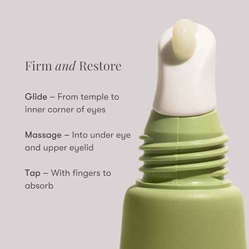 Daily Practice by Dr. B Firm and Restore Eye Cream - Anti-Aging Under Eye Cream with Peptides & Hyaluronic Acid - Brightening, Hydrating for Dark Circles & Puffiness - Paraben & Phthalate-Free - 15ml