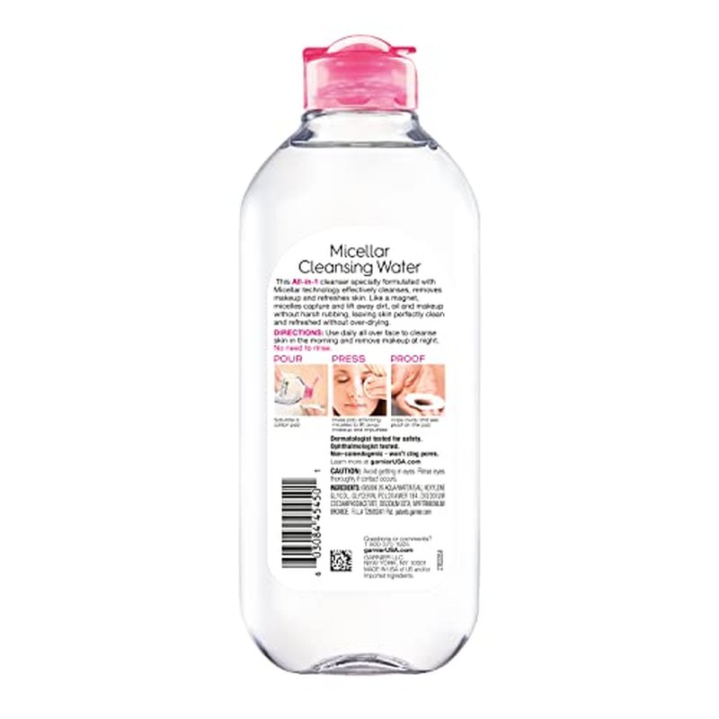 Garnier Micellar Water Facial Cleanser & Makeup Remover 13.5oz