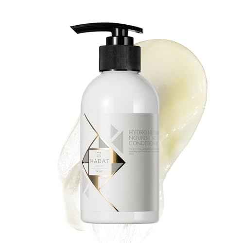 HADAT Hydro Nutrient Nourishing Conditioner ? Professional Salon Formula with Biotin, Sea Minerals & Coconut Oil ? Deep Moisture, Shine & Restoration for Dry, Damaged or Frizzy Hair (8.45 Fl Oz)