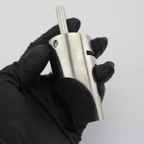 Tattoo Grip for 123 Magnum Needles, CNC-Machined 316L Stainless Steel Big Magnum Grip for Blackout & Cover-up ? Compatible with Rotary & Coil Tattoo Machines (123FT- Mag)