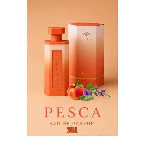 Luxury Unisex, Men's & Women's Perfume - Summer Sunset Collection - Eau de Parfum 100ml (3.4oz) - Bold Long-Lasting Arabic-Inspired Scents (6.8OZ, Reef Pesca)