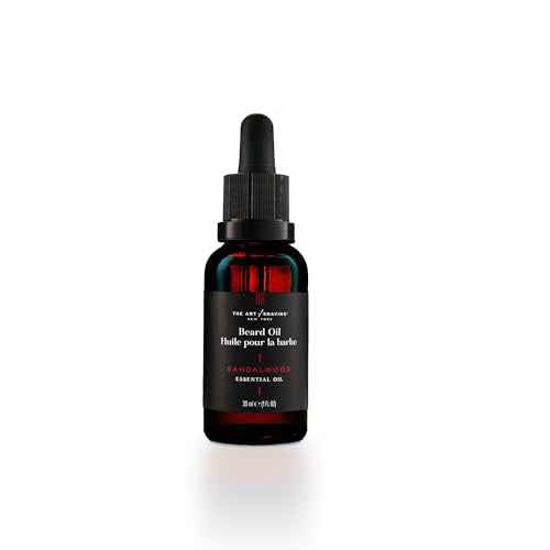 The Art of Shaving Beard Oil, Sandalwood Scent ? Tames & Moisturizes Beard & Mustache Hair Leaving a Healthy Shine with a Non Greasy Finish ? 30 ml