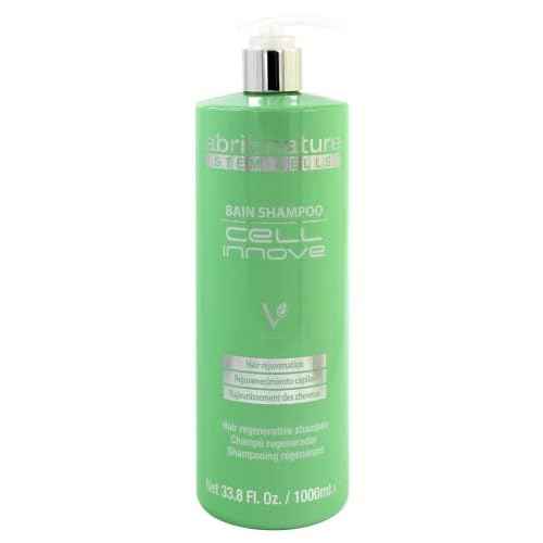 abril et nature - Cell Innove - Professional Hair Shampoo - Youthful, Healthy, and Shiny Appearance - Hair Treatment with Plant Stem Cells - Regenerates and Rejuvenates the Hair Fiber - 1000 ml