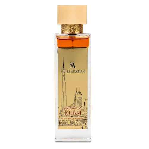 Swiss Arabian Opulence of Dubai Extrait de Parfum, 100ml, Premium Quality Perfume, Women and Men¡¯s Fragrance, Spicy, Gourmand, Woody Luxurious Blend Perfume for Men and Women