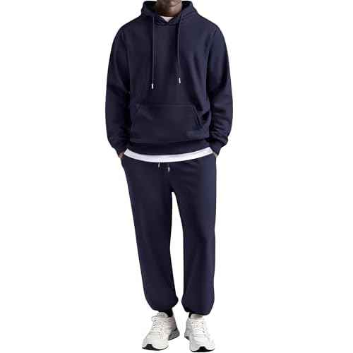 COOFANDY Sweatsuits for Men 2 Piece Tracksuit Casual Athletic Jogging Suit Hooded Set
