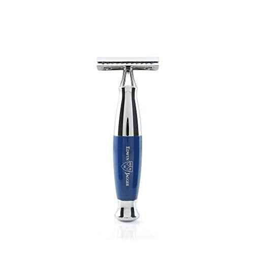Edwin Jagger Chrome DE Safety Razor- Diffusion 36 Series (Blue)