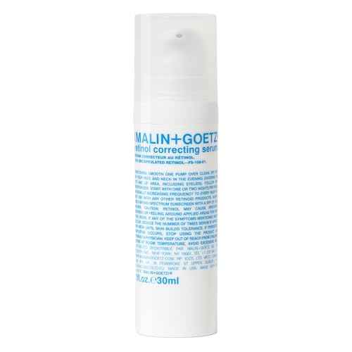 MALIN+GOETZ Retinol Correcting Serum | Multi-Vitamin Retinol Serum with Vitamins A, C, E + Superoxide Dismutase | Smooths Texture, Brightens, Firms + Reduces Fine Lines | Vegan + Cruelty-Free(1 Fl Oz)
