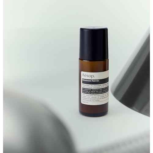 Aesop Roll On Deodorant | Alcohol & Aluminum Free | Reduce and Mask Unpleasant Odors | Woody, Herbaceous, Earthy | 1.6 oz / 50 mL (Pack of 2)