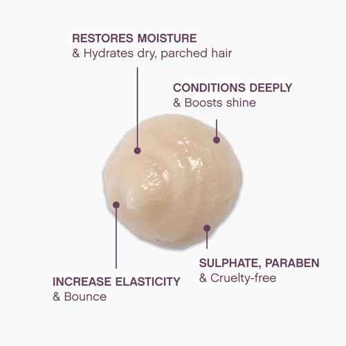 KEVIN.MURPHY HYDRATE-ME.MASQUE - Hair Masque for Damaged Hair - For Normal to Dry Hair - Hair Repair Formula - With Baobab Seed Oil & Rose Hip - Sulphate Free Hair Care - 200 mL / 6.7 fl oz