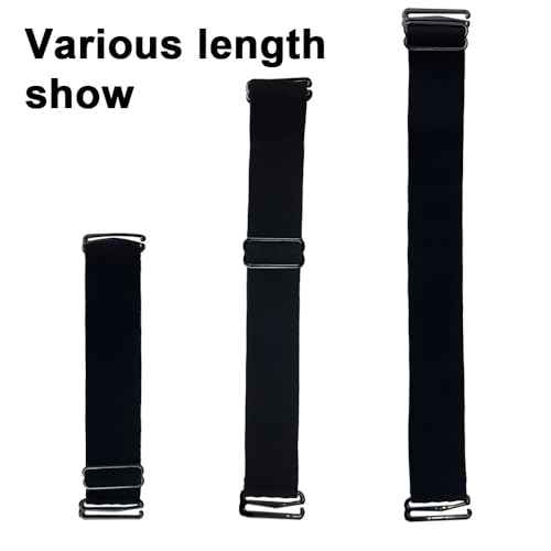 2 PCS Adjustable Elastic Band for Wigs Removable Wig Band Nonslip Wig Strap Black Elastic Bands for Glueless Wig Making Wig Cap Accessories