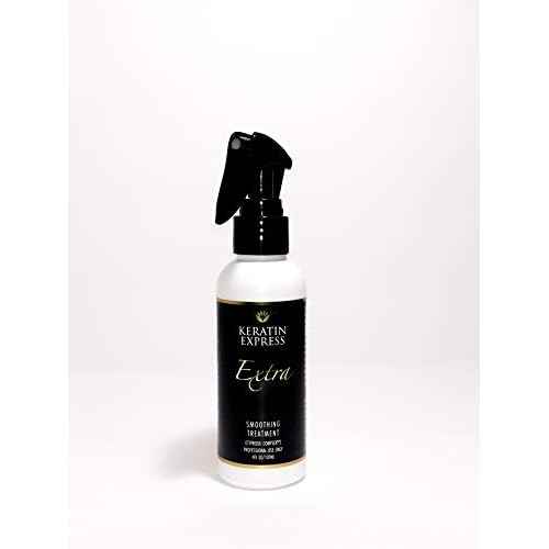 Keratin Express Extra Smoothing Treatment for Fine and Coarse Hair - Lasts up to 6 Weeks, 4 fl oz (Contains Formaldehyde, Not for Pregnant Women and Children)