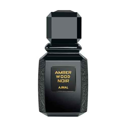 Ajmal Amber Wood Noir Eau de Parfum for Unisex ? Romantic Woody Floral Musk with Citrus & Amber ? Long-Lasting Premium Dubai Fragrance ? 3.4 fl oz (100 ml)