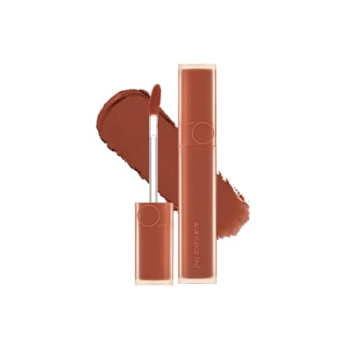rom&nd BLUR FUDGE TINT 16 Burnt Orange - Velvety Matte K-Beauty Lip Stain for Soft Blurred Lips, Non-Drying, Long-Lasting Korean Lip Makeup