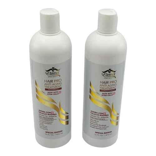 Eternal Hair Pro Anti Aging Treatment Shampoo and Conditioner Stem Cells Serum