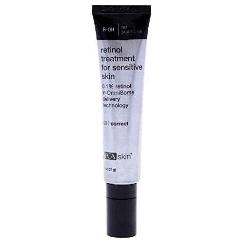 PCA SKIN Retinol Treatment for Sensitive Skin - Anti Aging Face Serum to Gently Reduce Redness & Minimize Fine Lines & Wrinkles - Contains Vitamin A & Hydrating Niacinamide (1 oz)