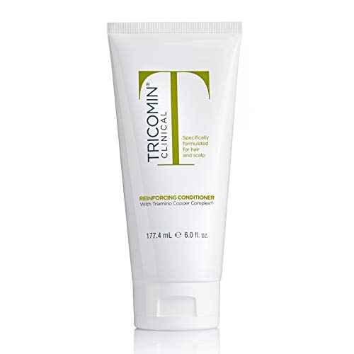 NEOVA Tricomin Reinforcing Conditioner- moisture-rich formula. Reinforce and strengthen hair to minimize strand breakage and split ends