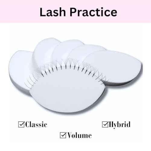 20 PCS Lash Sponges for Practice, Eye Shaped Practice Sponge, Lash Map Sponge, Eyelash Extension Beginners Supplies Kit, Cosmetic Makeup Sponge, Disposable, Eyelash tools(LEES A.M.)