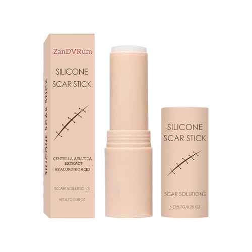 Scar Solutions Silicone Scar Stick ? Lightweight Care Easy-to-Apply Silicone for Face and Body ? Gentle on All Skin Types & Sensitive Skin (0.2 OZ)