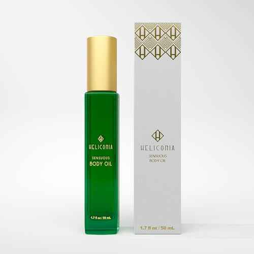 HELICONIA Sensuous Body Oil ? Lightweight Body Oil with Jojoba Oil, Almond Oil & Vitamin E | Fast-Absorbing | Non Greasy | Wild Rose & Verbena Scent | Tropical Skincare | 50 ml