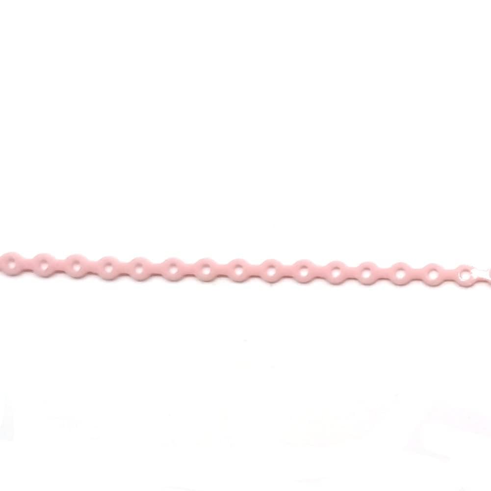 Dental Orthodontic Ultra Elastic Rubber Power Chain Braces Bands Short/Long/Close (Long, Pink)