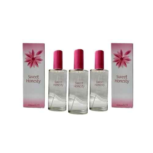 Elegante perfume para dama EVON set de 3 (Sweet Honesty Cologne Paquete de 3)