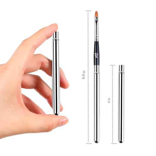 ACOSBRUOP Professional Lip Brushes for Lipstick Lip Gloss£¬Makeup Brushes Lip Brushes Applicator£¬Retraltable Lip Brush £¬Exquisite in clude Cap